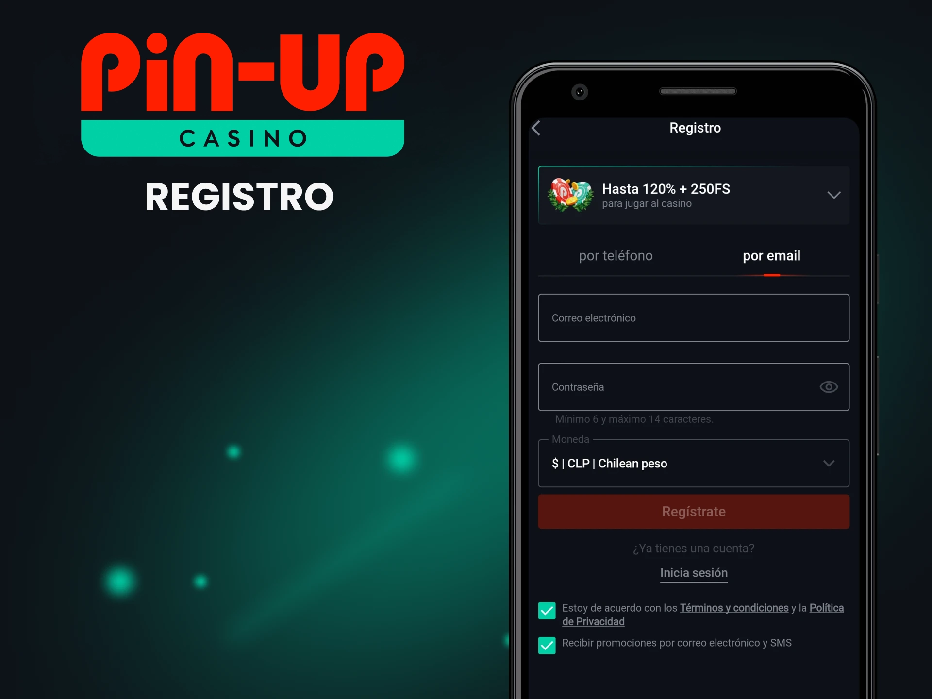 Registrarse en la aplicación Pin Up es muy fácil y puede hacerlo cualquier nivel de usuario.