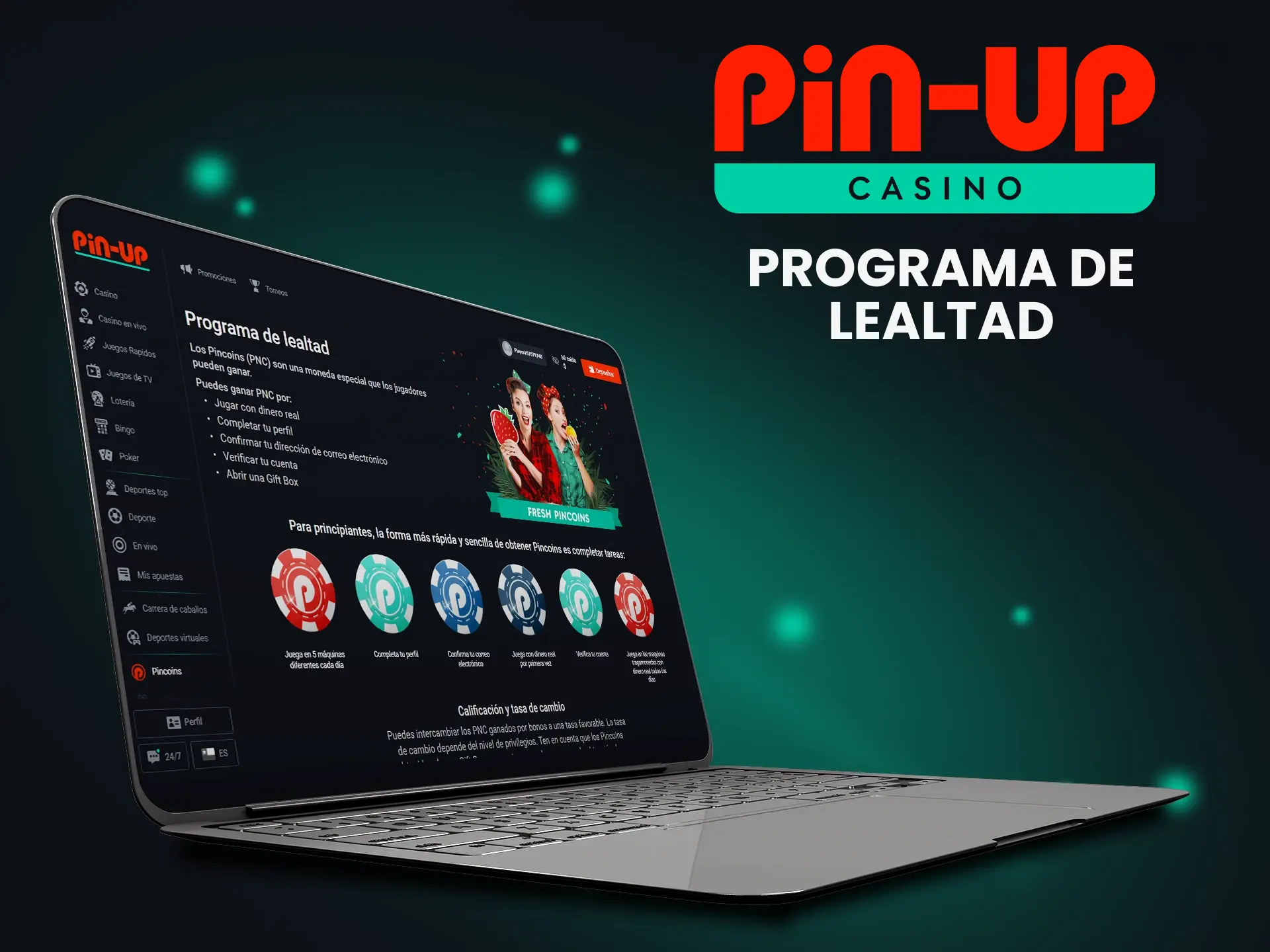 Juega, sube de nivel tu cuenta Pin Up y consigue regalos por hacerlo.