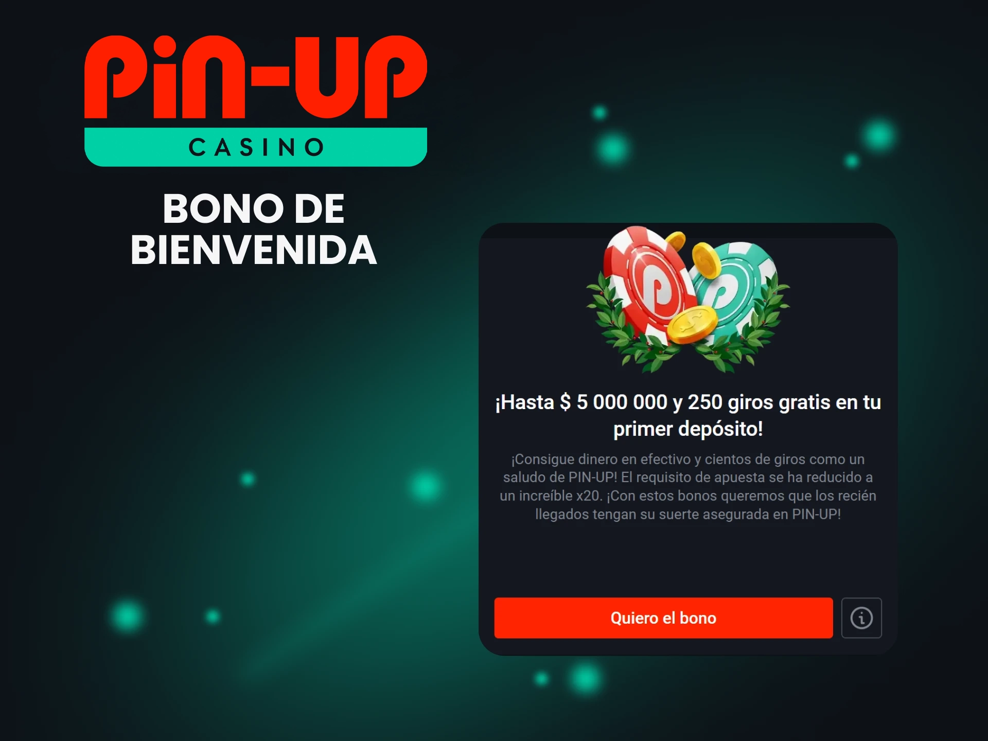 Aprovecha el bono para aumentar tus apuestas en Pin Up Casino.