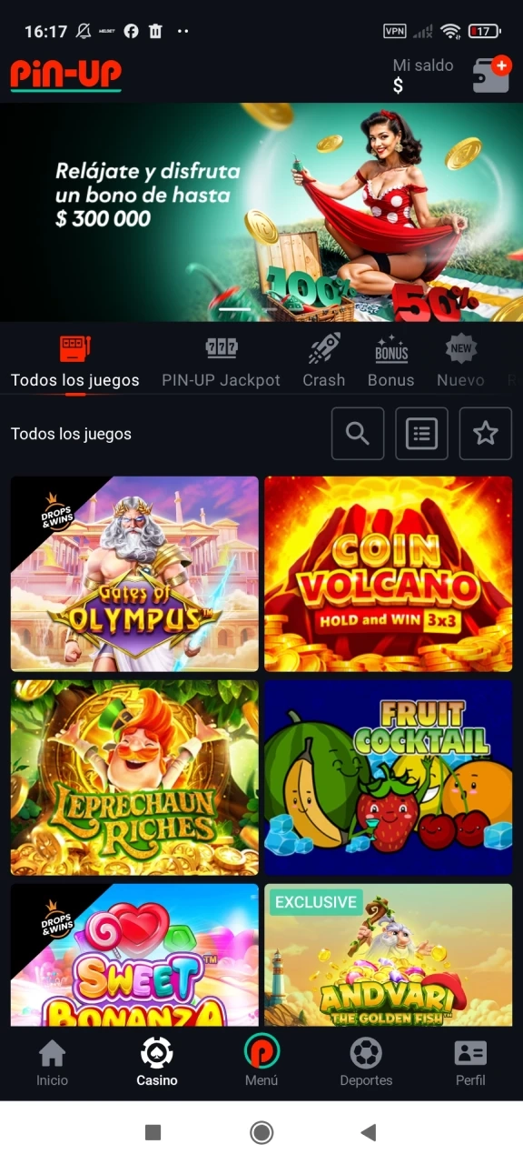 Elige tu juego favorito y empieza a ganar regularmente con Pin Up Casino.