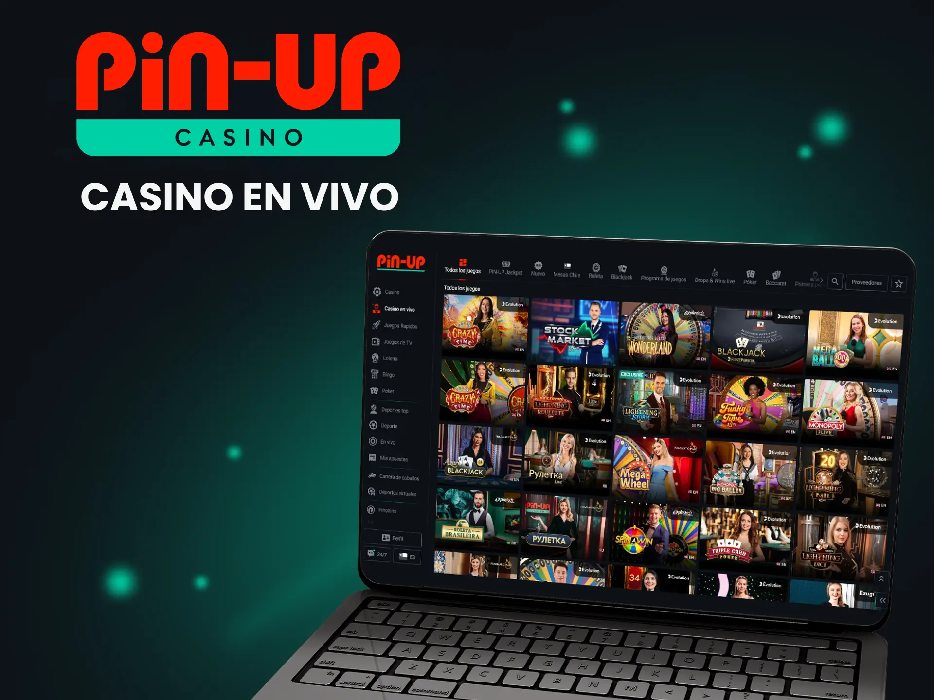 Demuestra tus habilidades cuando juegues con los crupieres de Pin Up Casino.