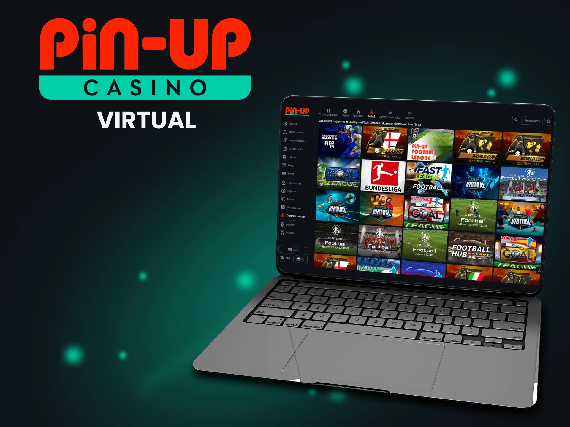 Visita la sección de deportes virtuales para apostar en Pin Up.