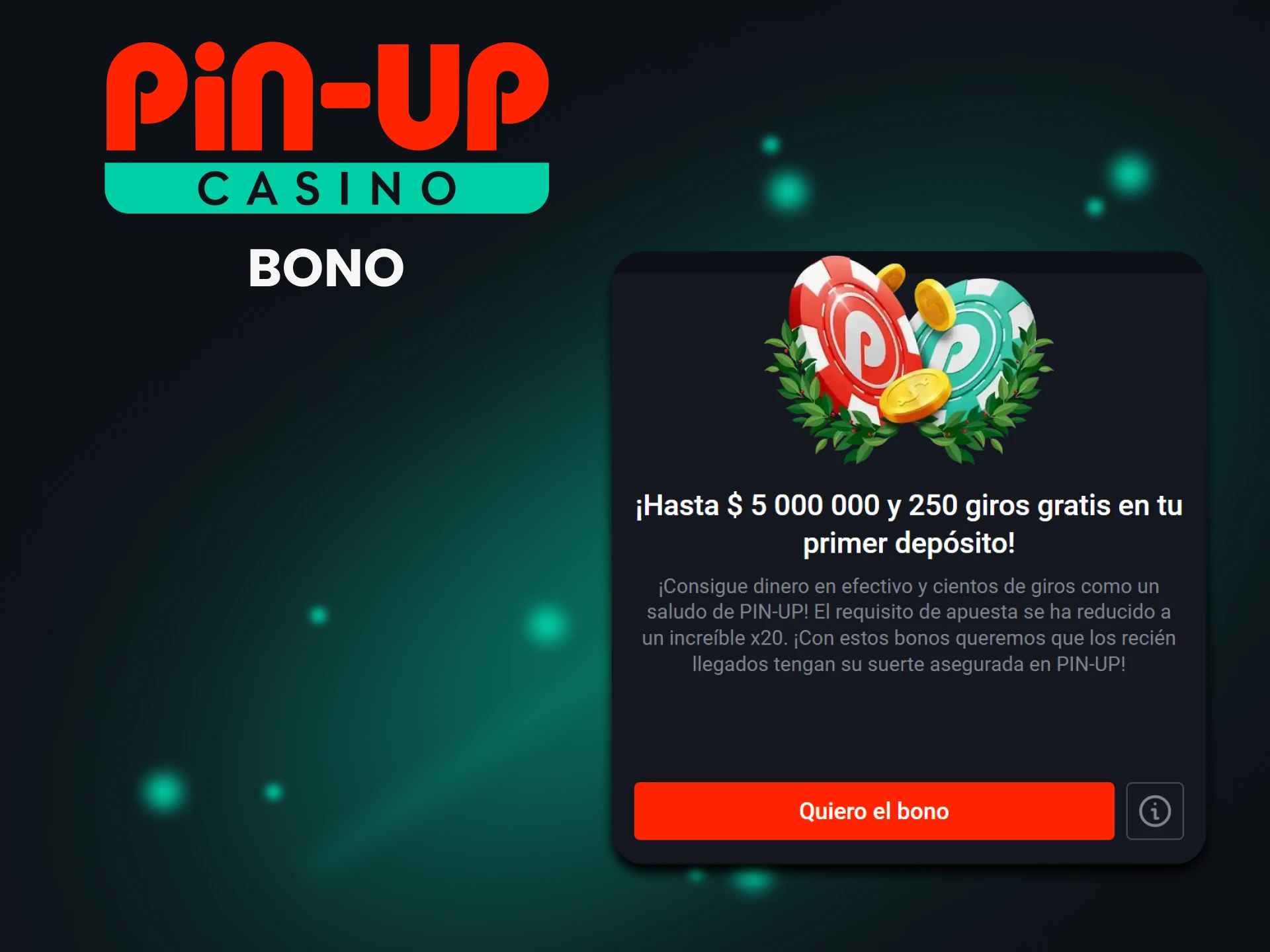 Pin Up ofrece bonificaciones para juegos de casino.