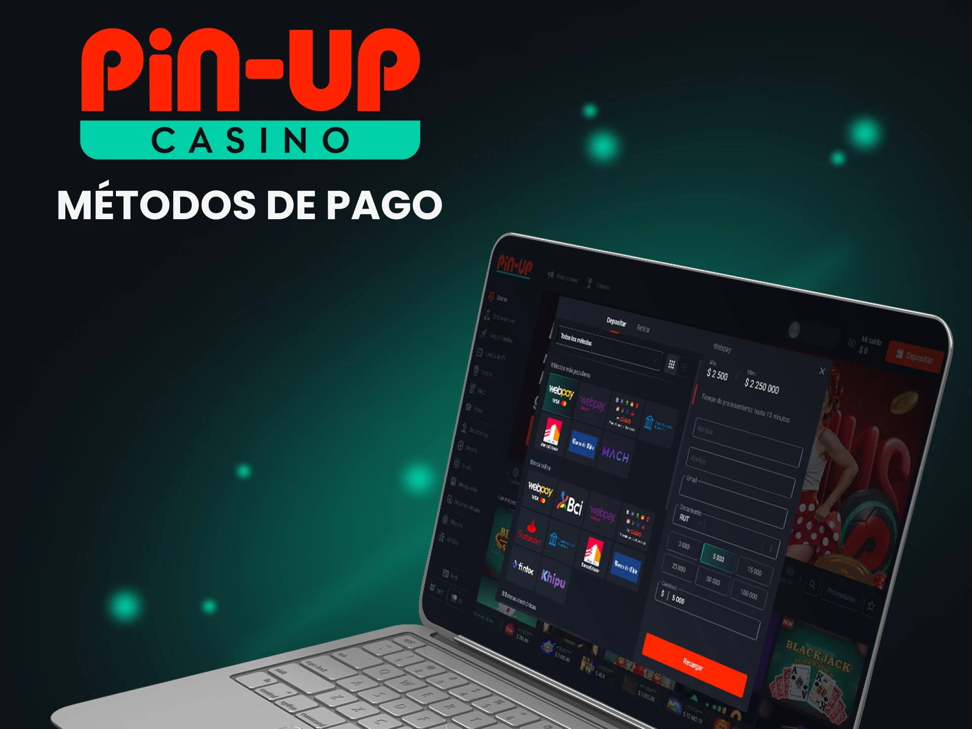 Elija un método de pago conveniente para jugar al póquer en Pin Up.