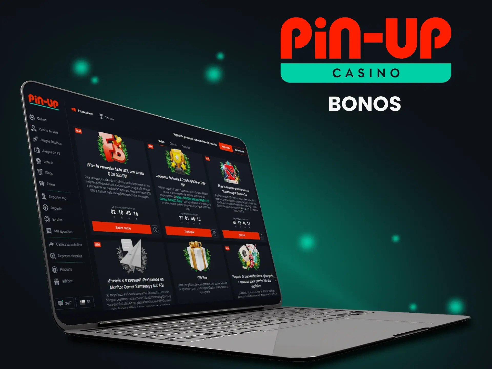 Aprovecha el bono para ganar experiencia y confianza al jugar en Pin Up.