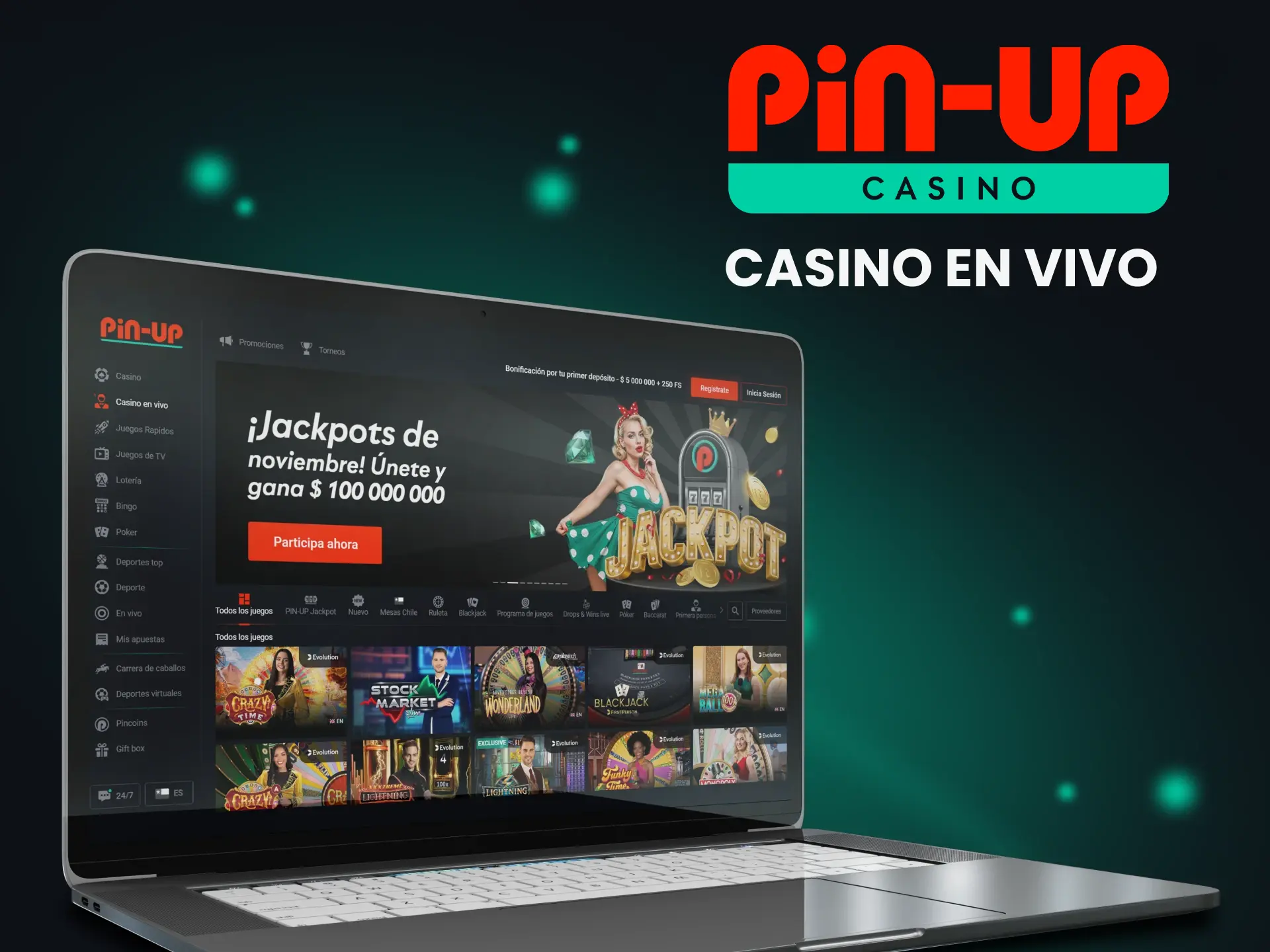 Online Pin Up Casino ofrece un gran número de tragaperras, juegos de mesa para los usuarios chilenos.