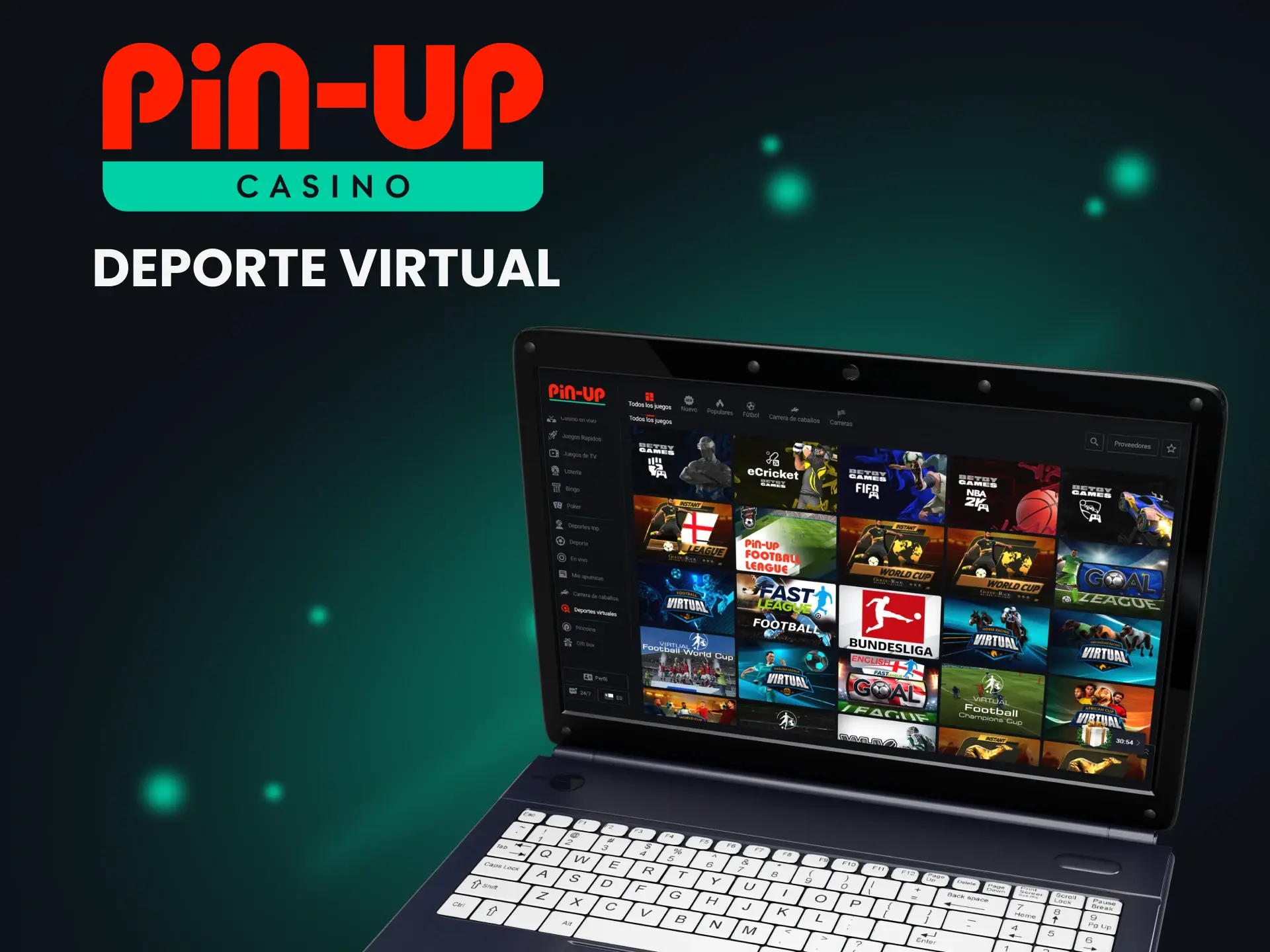 Los deportes virtuales son populares en la plataforma Pin Up.