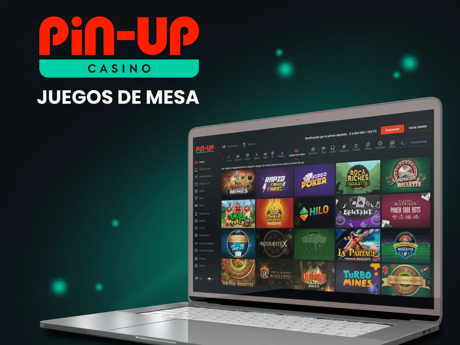 Demuestra tus habilidades en los juegos de mesa de Pin Up.