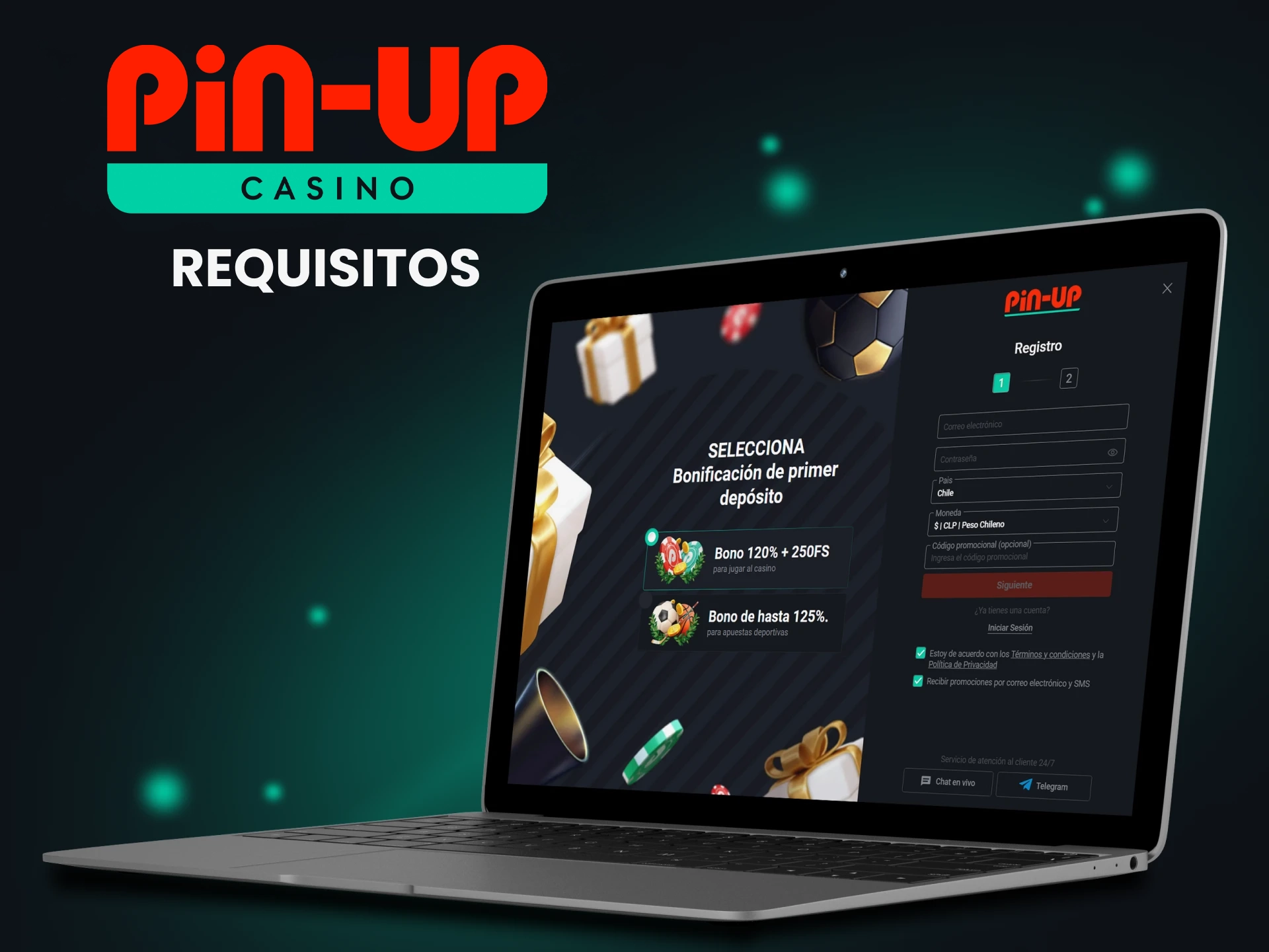 Conozca los principales requisitos necesarios para abrir una cuenta en Pin Up.