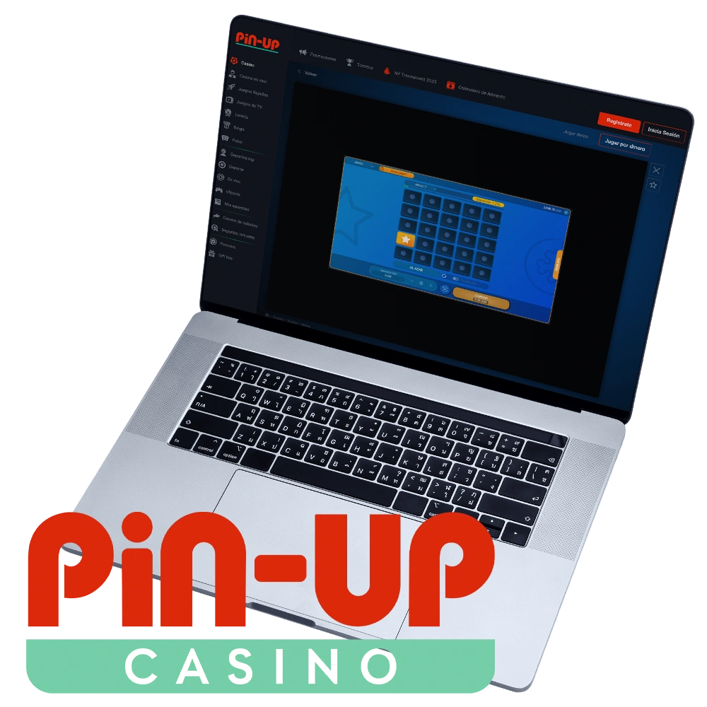 Juega y gana dinero en Mines en el sitio web de Pin Up.