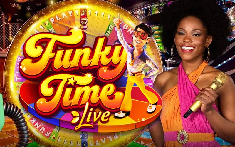 Entra al ritmo de la suerte con Funky Time en el casino en vivo de Pin Up.