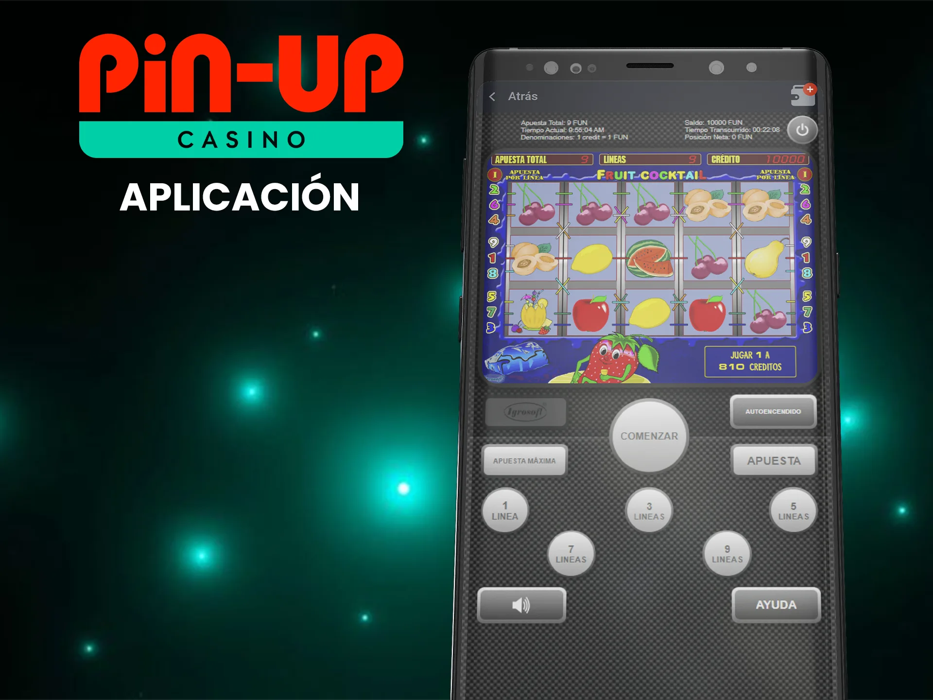 Disfruta del juego Fruit Cocktail en la aplicación Pin-Up.