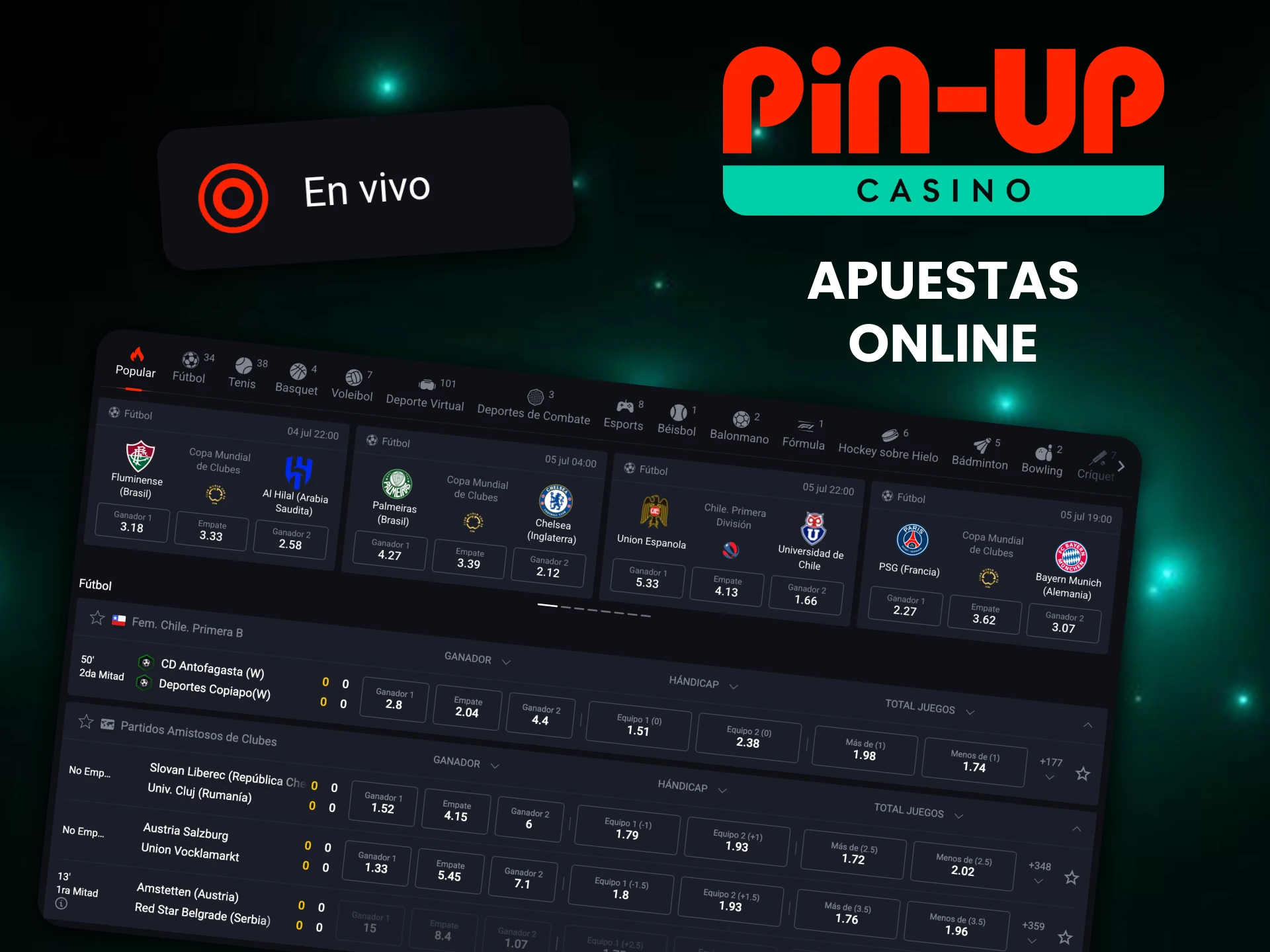 Pruebe las apuestas hípicas en línea en Pin-Up.