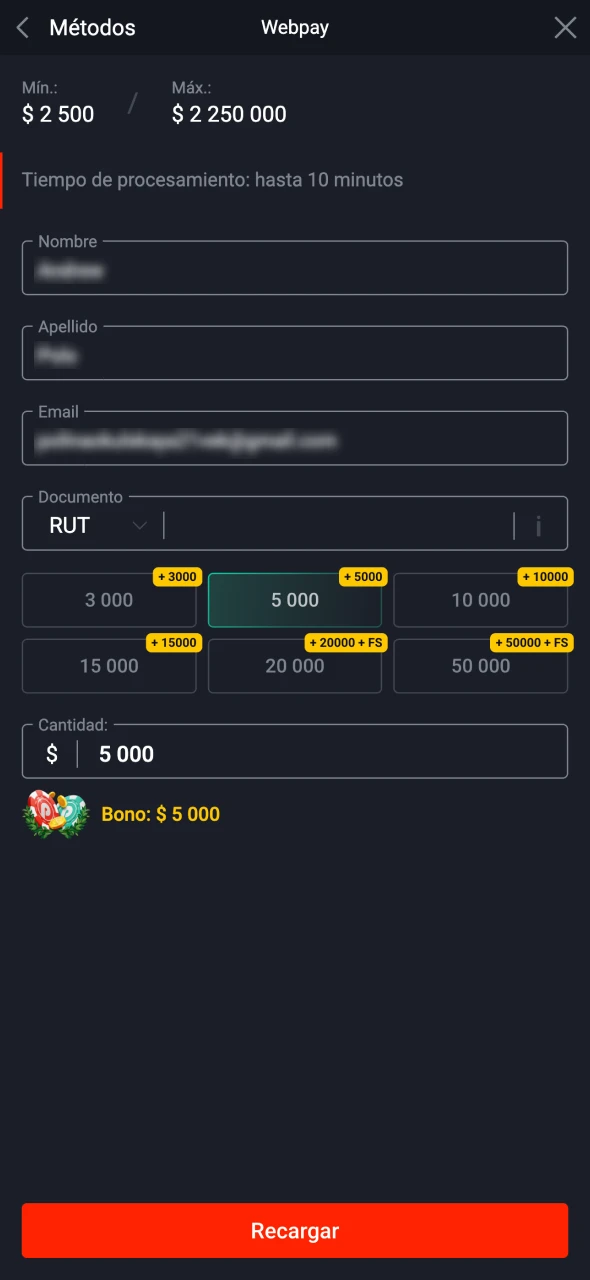Haz tu depósito en la plataforma Pin-Up.
