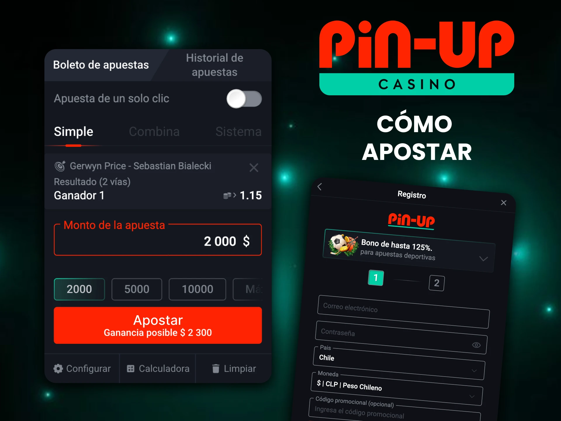 Apostar a los dardos en Pin-Up es fácil y sencillo.