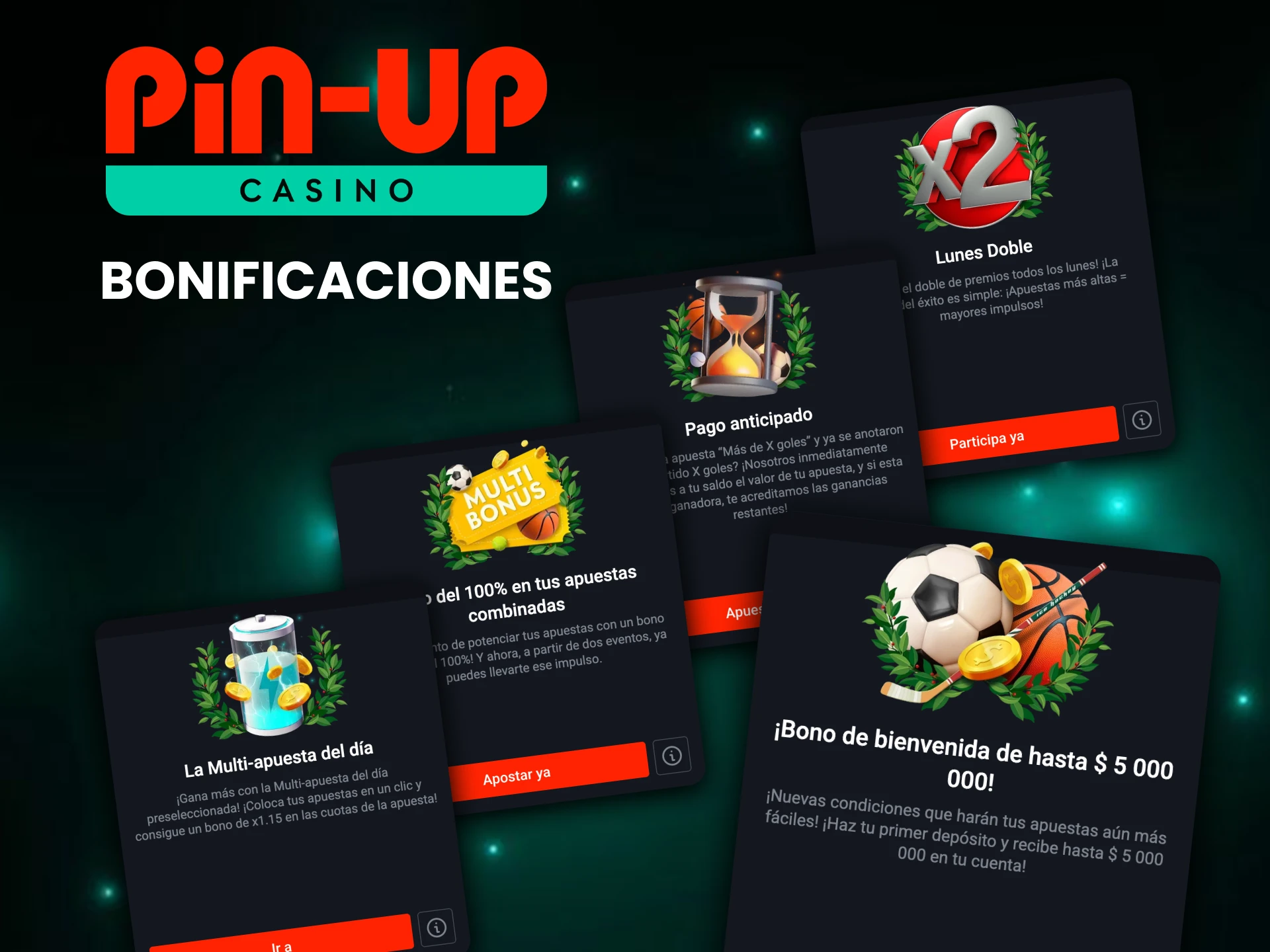 La plataforma Pin-Up te recompensa con increíbles bonificaciones.