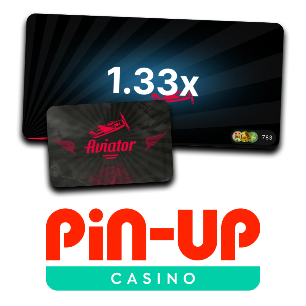 Para juegos en Pin Up, elige el juego Aviator.