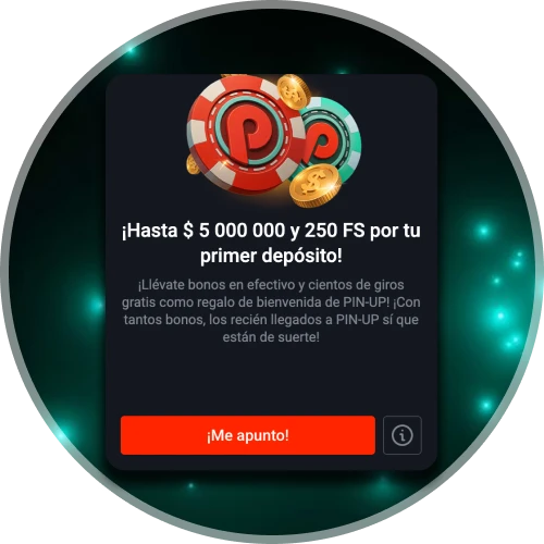 Aprovecha los bonos de bienvenida de Pin-Up para Aviator.