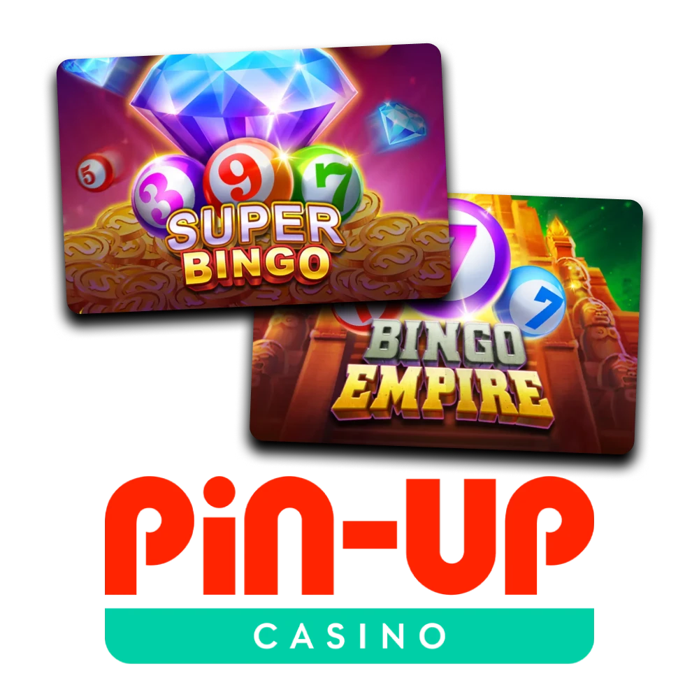 Para juegos en Pin Up, elige bingo.