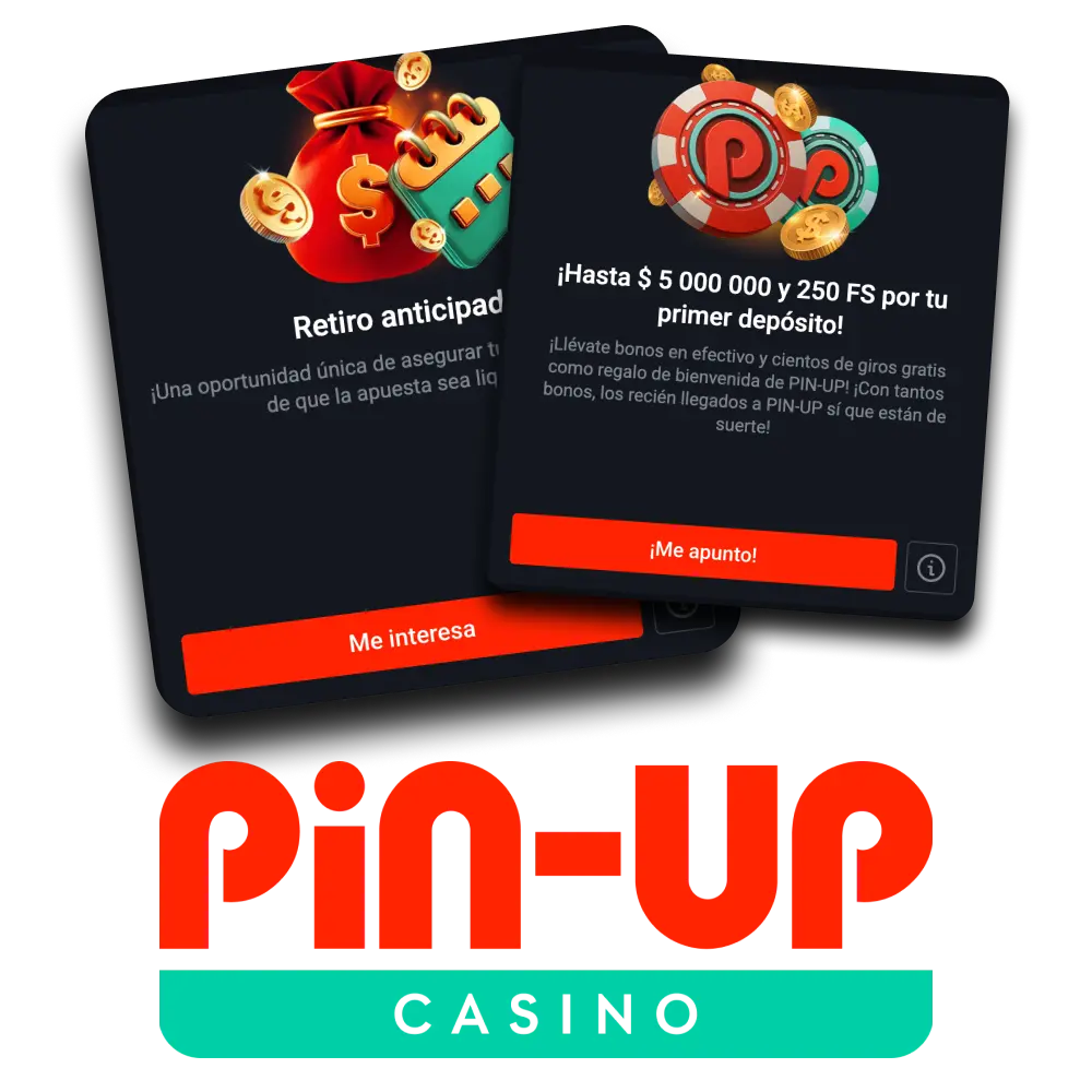 Explora los bonos y promociones disponibles en Pin Up.