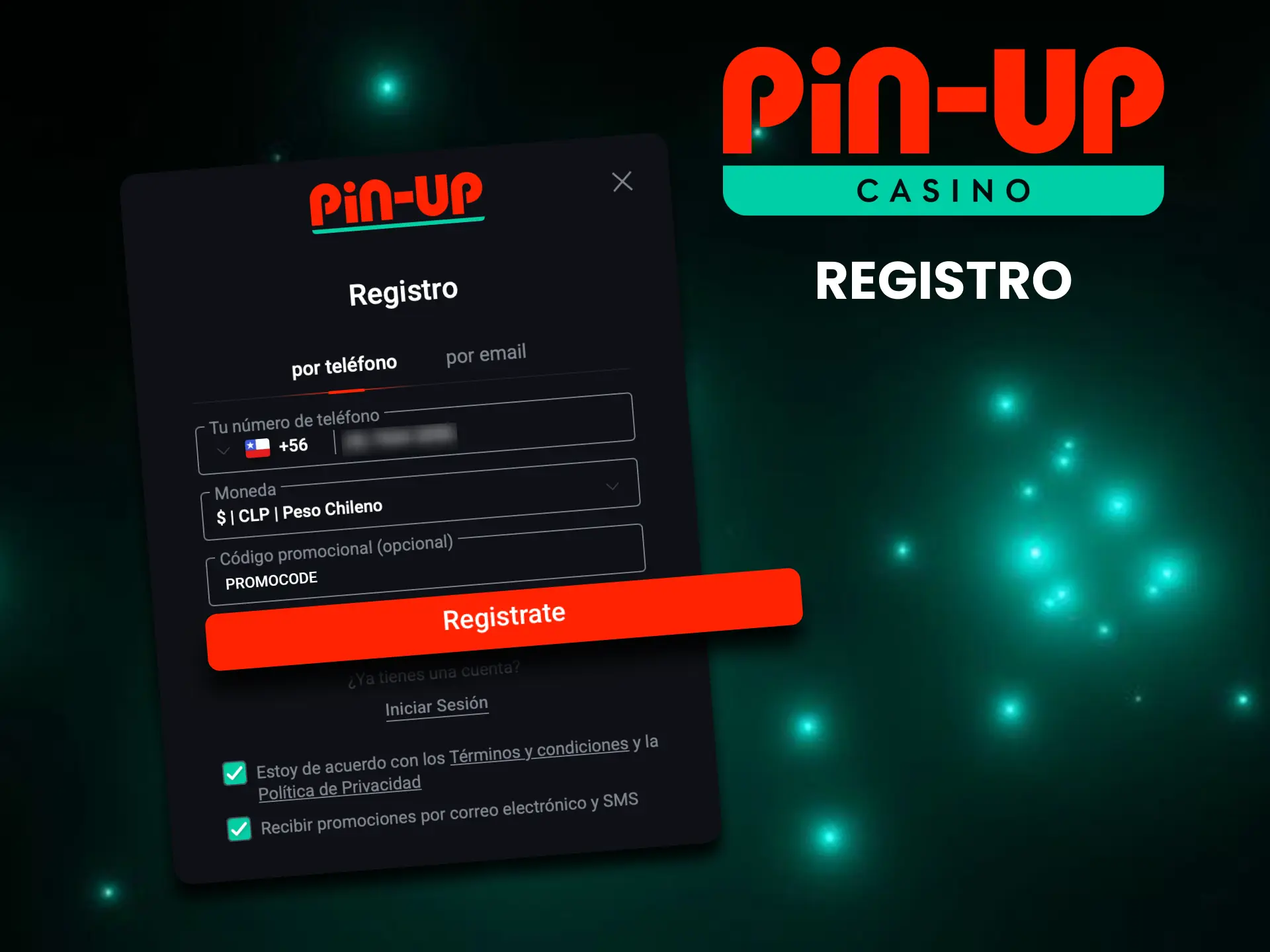 Completa un sencillo registro en Pin Up para sumergirte en el mundo del juego y las apuestas deportivas.