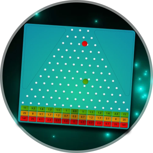 El juego Pin-Up Plinko tiene una interfaz fácil de entender.