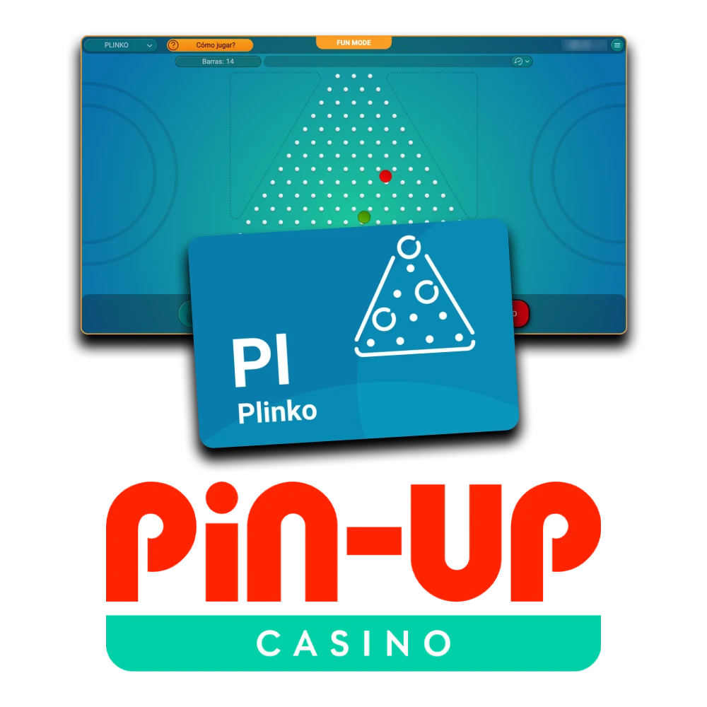 Juega y gana al Plinko en el sitio web de Pin Up.
