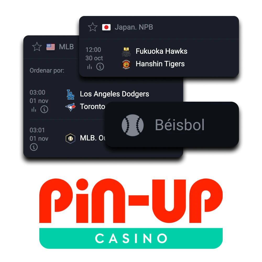 En Pin Up, los usuarios pueden disfrutar de las mejores apuestas deportivas en béisbol.