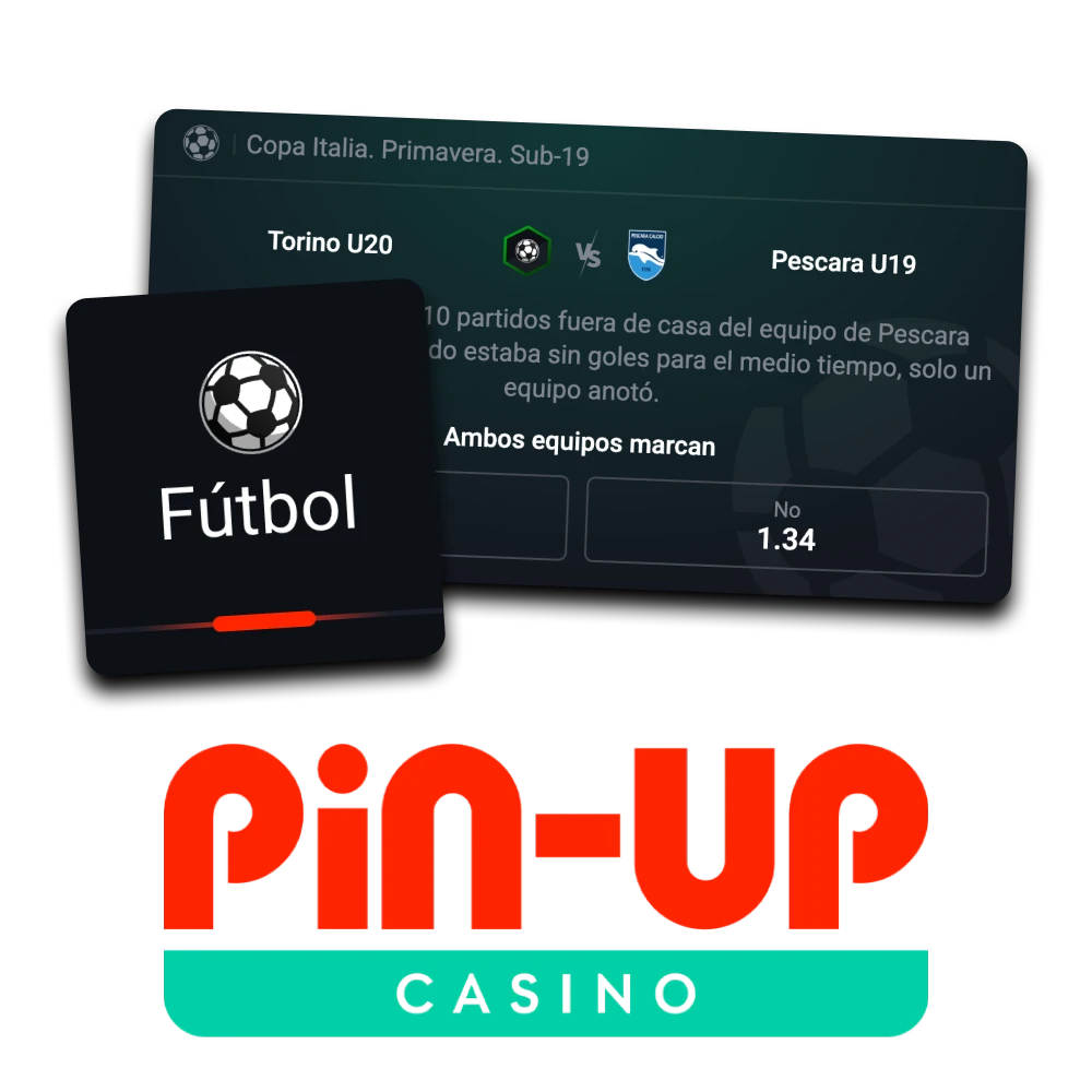 Elija fútbol para apuestas deportivas de Pin Up.