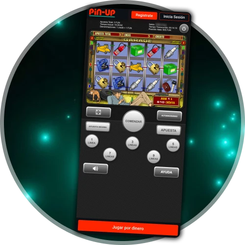 El juego Pin-Up Garage funciona perfectamente en dispositivos móviles.