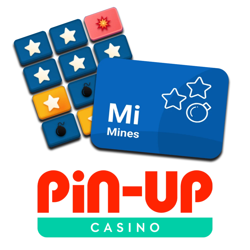 Juega en Mines en el sitio web de Pin Up.